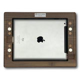 Apple iPad 4  (9.7"|2012) Tablet Wandhalterung aus Nussholz