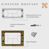 iPad Air Wandhalterung aus Holz – Edler Tablet-Rahmen von Noble Frames für Smart Home & Inneneinrichtung