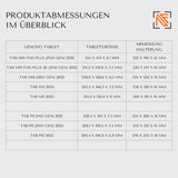 Lenovo Tab M & Tab P Tablet Holz Wandhalterung – Edler Tablet-Rahmen von Noble Frames für Smart Home & Business