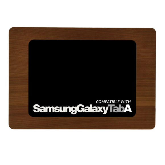 Samsung Galaxy Tab A Wandhalterung aus Holz – Design-Rahmen von Noble Frames für Smart Home & Business