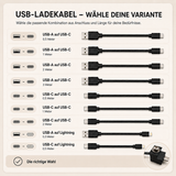USB Ladekabel Auswahlliste