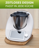 Gleitbrett passend für Thermomix TM5 TM6 aus Eiche